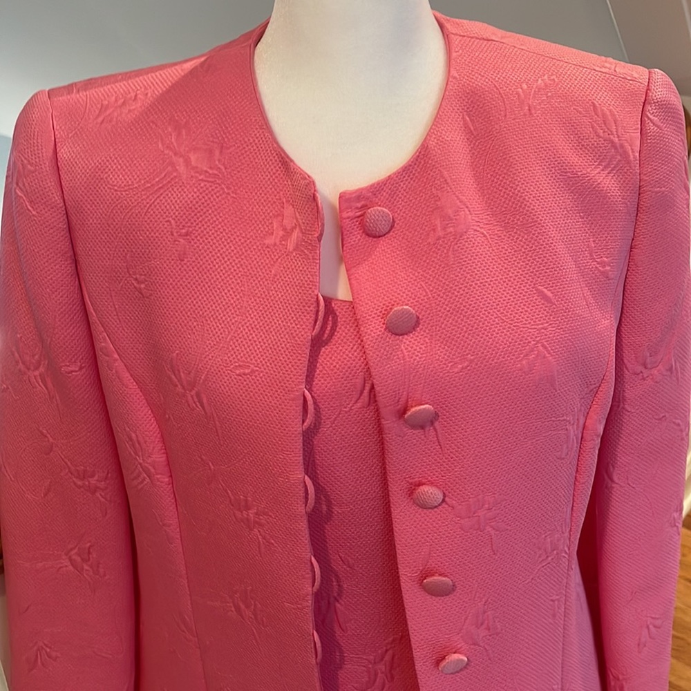 VINTAGE Louis Féraud Dress & Coat - Picture 3 of 12